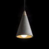Kép HEIDI függő lámpa  beton/fa 230V LED E27 11W