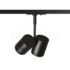 Kép BEEBA II egyfázisú áramkörös sínre fekete  230V LED GU10 2x8W