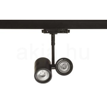 Kép BEEBA II háromfázisú áramkörös sínre fekete  230V LED GU10 2x8W