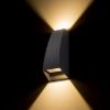 Kép PIA fali lámpa antracitszürke 230V LED 2x3W IP54 3000K