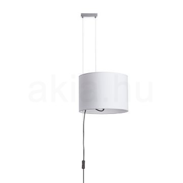 BROADWAY állítható magasságú függeszték fehér króm 230V LED E27 15W