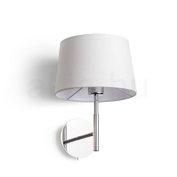 Kép BROADWAY fali lámpa fehér króm 230V LED E27 15W