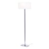 Kép PLAZA állólámpa fehér króm 230V LED E27 15W