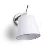 Kép JERSEY fali lámpa fehér króm 230V LED E27 15W