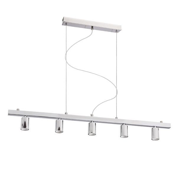 Kép RALLONG V függeszték alap  króm 230V LED E27 5x15W