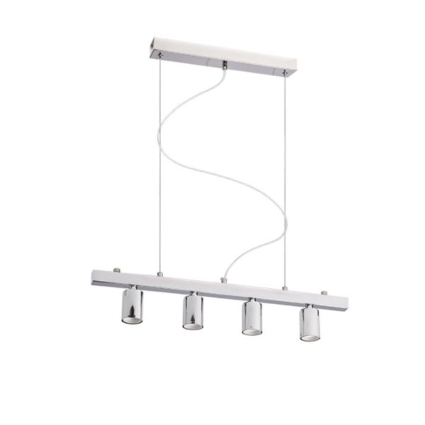 Kép RALLONG IV függeszték alap  króm 230V LED E27 4x15W
