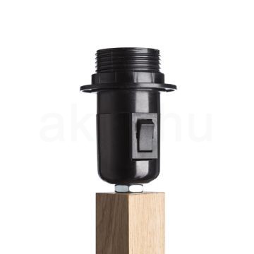 Kép WOODY asztali lámpatest  tölgy 230V LED E27 15W