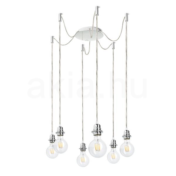 Kép KOMBIX 6 függesztő készlet KA+AK+KF   230V LED E27 6x15W