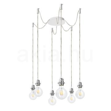 Kép KOMBIX 6 függesztő készlet FEHA+AK+KF   230V LED E27 6x15W
