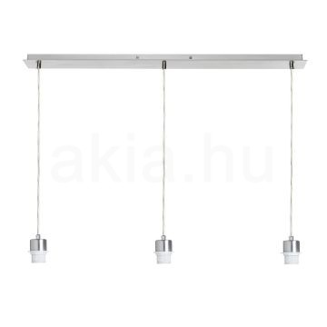 Kép MORE 80 mennyezeti függőlámpa alap  króm 230V LED E27 3x15W