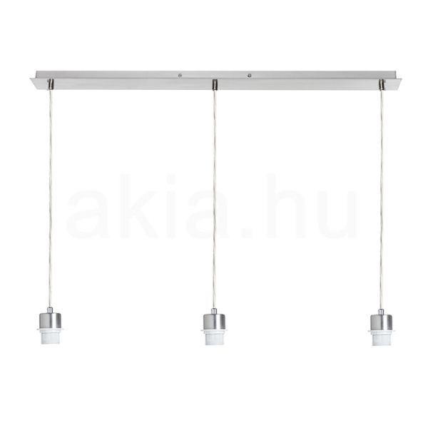 Kép MORE 80 mennyezeti függőlámpa alap  króm 230V LED E27 3x15W