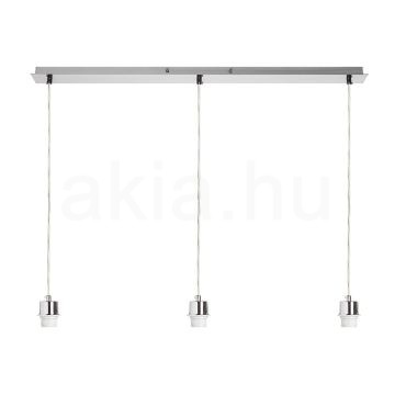 Kép MORE 80 mennyezeti függőlámpa alap  matt nikkel 230V LED E27 3x15W