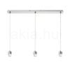 Kép MORE 80 mennyezeti függőlámpa alap  matt nikkel 230V LED E27 3x15W