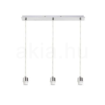 Kép MORE 60 mennyezeti függőlámpa alap  króm 230V LED E27 3x15W