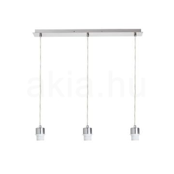 Kép MORE 60 mennyezeti függőlámpa alap  matt nikkel 230V LED E27 3x15W