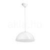 Kép MONROE 40 függő lámpa csillogó fehér/fehér  230V LED E27 30W