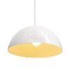 Kép MONROE 40 függő lámpa csillogó fehér/fehér  230V LED E27 30W