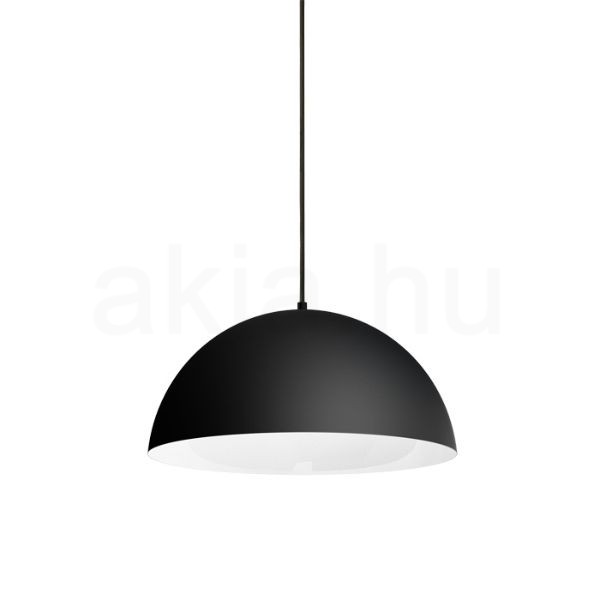 Kép MONROE 40 függő lámpa matt fekete/fehér  230V LED E27 30W