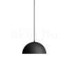 Kép MONROE 30 függő lámpa matt fekete/fehér  230V LED E27 11W