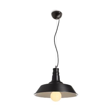 Kép GOLDIE 36 függő lámpa fekete/fehér  230V LED E27 30W