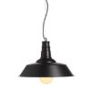 Kép GOLDIE 36 függő lámpa fekete/fehér  230V LED E27 30W