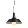 Kép GOLDIE 36 függő lámpa fekete/fehér  230V LED E27 30W