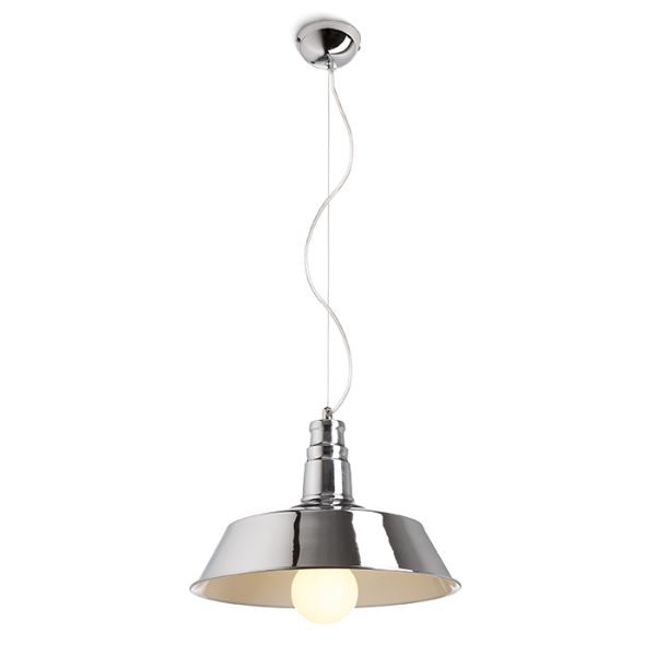 Kép GOLDIE 36 függő lámpa  króm 230V LED E27 30W