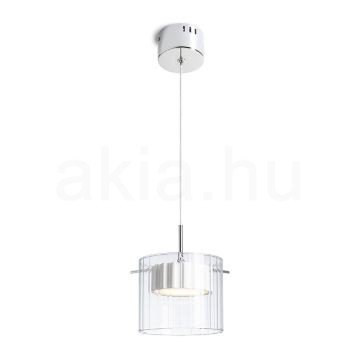 Kép ESTRA I függő lámpa fehér tiszta üveg 230V LED 5W 3000K