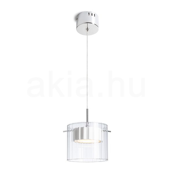 Kép ESTRA I függő lámpa fehér tiszta üveg 230V LED 5W 3000K