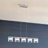 Kép ESTRA V függő lámpa fehér tiszta üveg 230V LED 5x5W 3000K