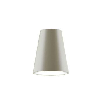 Kép CONNY 25/30 asztali lámpaernyő Monaco galamb szürke/ezüst PVC max. 23W