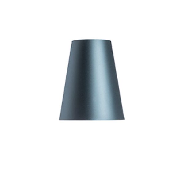 Kép CONNY 25/30 asztali lámpaernyő Monaco benzin kék/ezüst PVC max. 23W