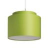 Kép DOUBLE 40/30 lámpabúra  Chintz lime/fehér PVC  max. 23W