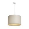 Kép RON 40/25 lámpabúra  Chintz világosszürke/fehér PVC  max. 23W