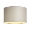 Kép RON 40/25 lámpabúra  Chintz világosszürke/fehér PVC  max. 23W