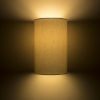 Kép RON W 15/25 fali lámpa  Chintz világosszürke/fehér PVC 230V LED E27 15W