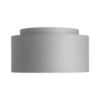 Kép DOUBLE 55/30 lámpabúra  Chintz világosszürke/fehér PVC  max. 23W