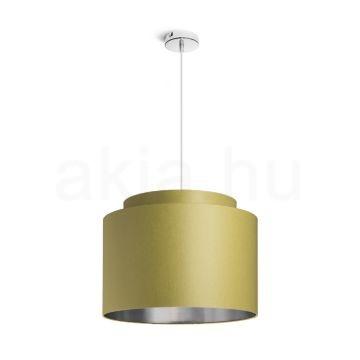 Kép DOUBLE 40/30 lámpabúra  Chintz oliva/ezüst fólia  max. 23W
