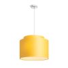 Kép DOUBLE 40/30 lámpabúra  Chintz sárgabarack/fehér PVC  max. 23W