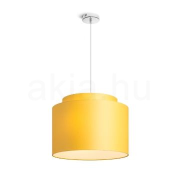 Kép DOUBLE 40/30 lámpabúra  Chintz sárgabarack/fehér PVC  max. 23W