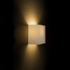 Kép LOPE W 25/14 fali lámpa  Polycotton fehér/fehér PVC 230V LED E27 15W