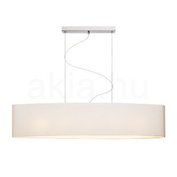 Kép CASUAL 120/25 lámpabúra  Polycotton fehér/fehér PVC  max. 23W