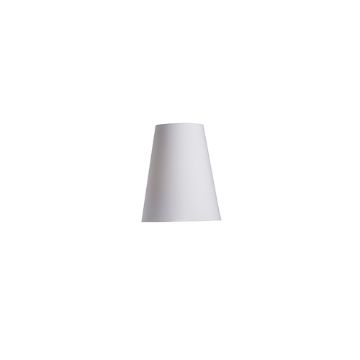 Kép CONNY 25/30 asztali lámpaernyő Polycotton fehér/fehér PVC max. 23W