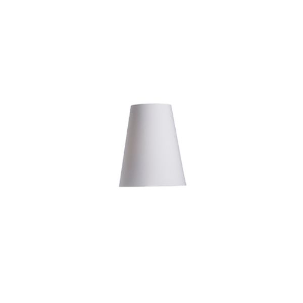 Kép CONNY 25/30 asztali lámpaernyő Polycotton fehér/fehér PVC max. 23W