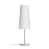 Kép CONNY 15/30 asztali lámpaernyő Polycotton fehér/fehér PVC max. 23W