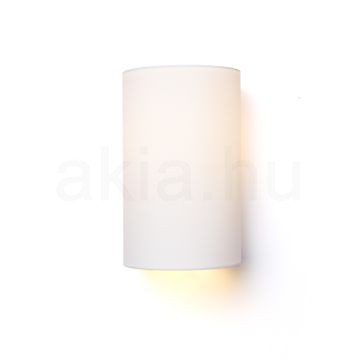 Kép RON W 15/25 fali lámpa  Polycotton fehér/fehér PVC 230V LED E27 15W