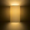 Kép RON W 15/25 fali lámpa  Polycotton fehér/fehér PVC 230V LED E27 15W