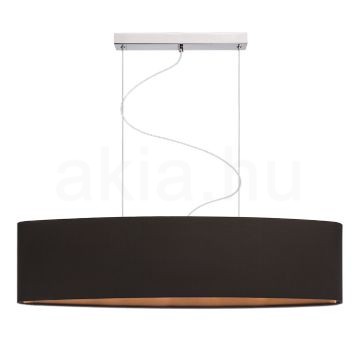Kép CASUAL 90/22 lámpabúra Polycotton fekete/réz fólia max. 23W