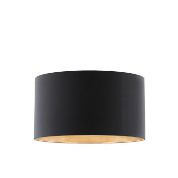 Kép RON 55/30 lámpabúra Polycotton fekete/réz fólia max. 23W