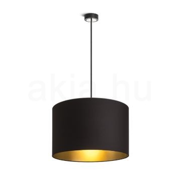 Kép RON 40/25 lámpabúra  Polycotton fekete/arany fólia  max. 23W